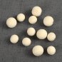 300pcs 10mm Natural Color Wood Beads Round Spacer Wooden Beads Wooden Balls For Charm Bracelete