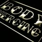 Body Piercing Tattoo Shop Wall Decor LED Neon Sign