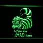 Alice Cheshire Cat in Wonderland LED Neon Sign Light
