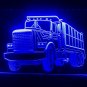 Dump Truck Car Bar Gift LED Sign Night Light Luminous Display Glowing