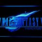 Final Fantasy VII FF7 PS2 Game room LED Neon Sign display mancave on/off