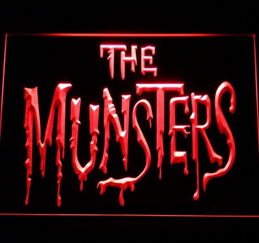 The Munsters LED Neon Light Sign Home Decor Crafts 7 color to choose