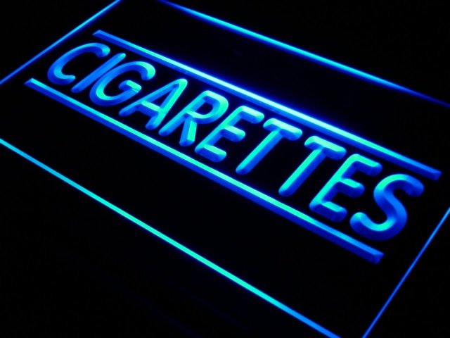 Cigarette Shop Display LED Neon Sign