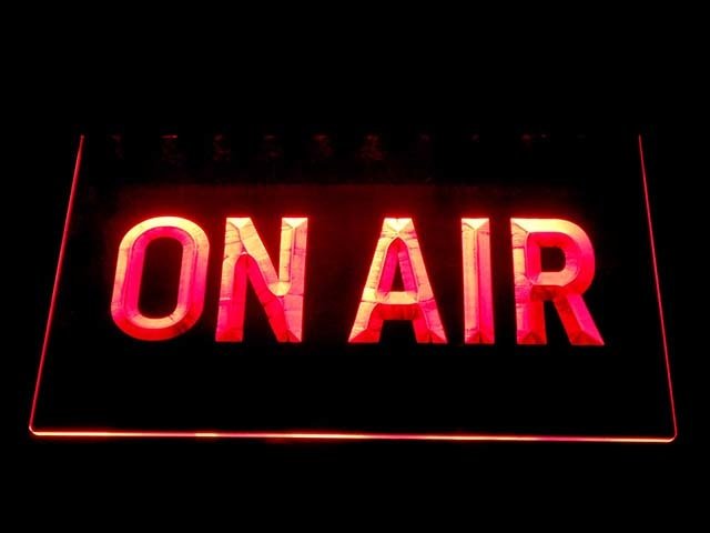 On Air Neon Sign On/Off recording studio LED light door sign wall hanging