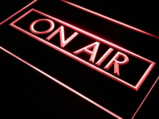 On Air Neon Sign recording studio LED light door sign wall hanging with On/Off
