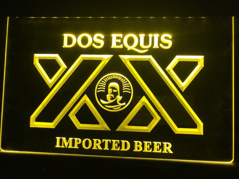 XX-Dos Equis Beer Bar club Pub Restaurant 3D LED light Neon Sign On/Off display