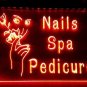 Nails Spa Pedicure Beauty Salon Neon Light Signs hang sign decor shop craft