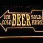 Ice Cold Beer Sold Here LED Neon Light Sign Bar Pub hang sign home decor craft