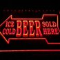 Ice Cold Beer Sold Here LED Neon Light Sign Bar Pub hang sign home decor craft