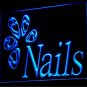OPEN Nails Beauty Salon Shop LED Neon Light Sign wall hanging Display Glowing