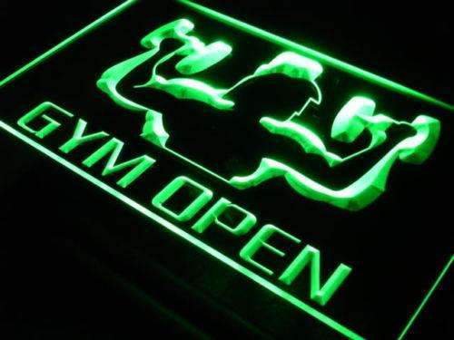 OPEN Gym Gymnasium Room Shop LED Sign Neon Light Sign Display with OnOff