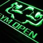 OPEN Gym Gymnasium Room Shop LED Sign Neon Light Sign Display with OnOff