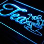 Open Tea Product Shop Display LED Neon Sign