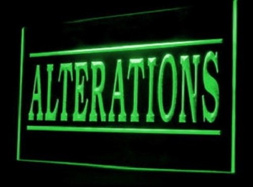 Alteration Services Dry Clean LED Neon Light Sign Luminous Display Glowing