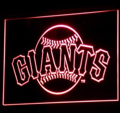 Giants LED Neon Sign Bar Club Rugby Football team fans NFC