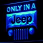Only in a Jeep Neon Light Sign Display Garage Beer Bar Club Display decor home