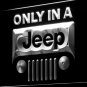Only in a Jeep Neon Light Sign Display Garage Beer Bar Club Display decor home