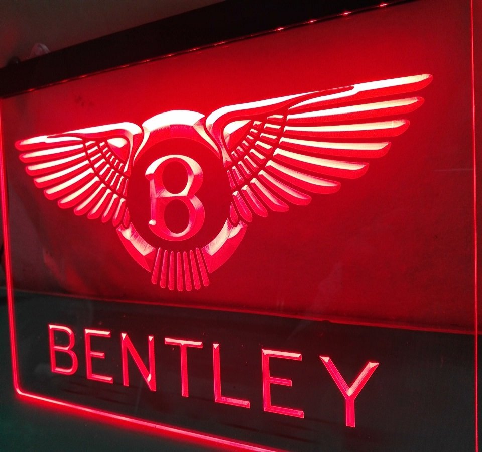 Bentley LED Neon Light Sign hang sign home decor crafts