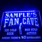 Name Personalized Custom Golf Fan Cave Man Room Bar Beer Neon Light Sign decor