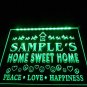 Name Personalized Custom Home Sweet Home Scottie Peace Love Neon Sign decor