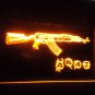AK47 KALASHNIKOV Airsoft Gun LED Neon Light Sign hang sign home decor shop craft