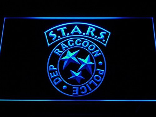 Biohazard Stars RPD Resident Evil LED Neon Light Sign man cave decor craft