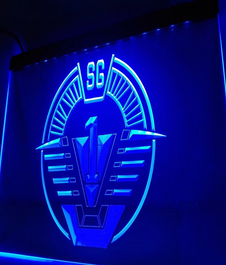 Stargate SG-1 Milky Way Glyphs LED Neon Light Sign