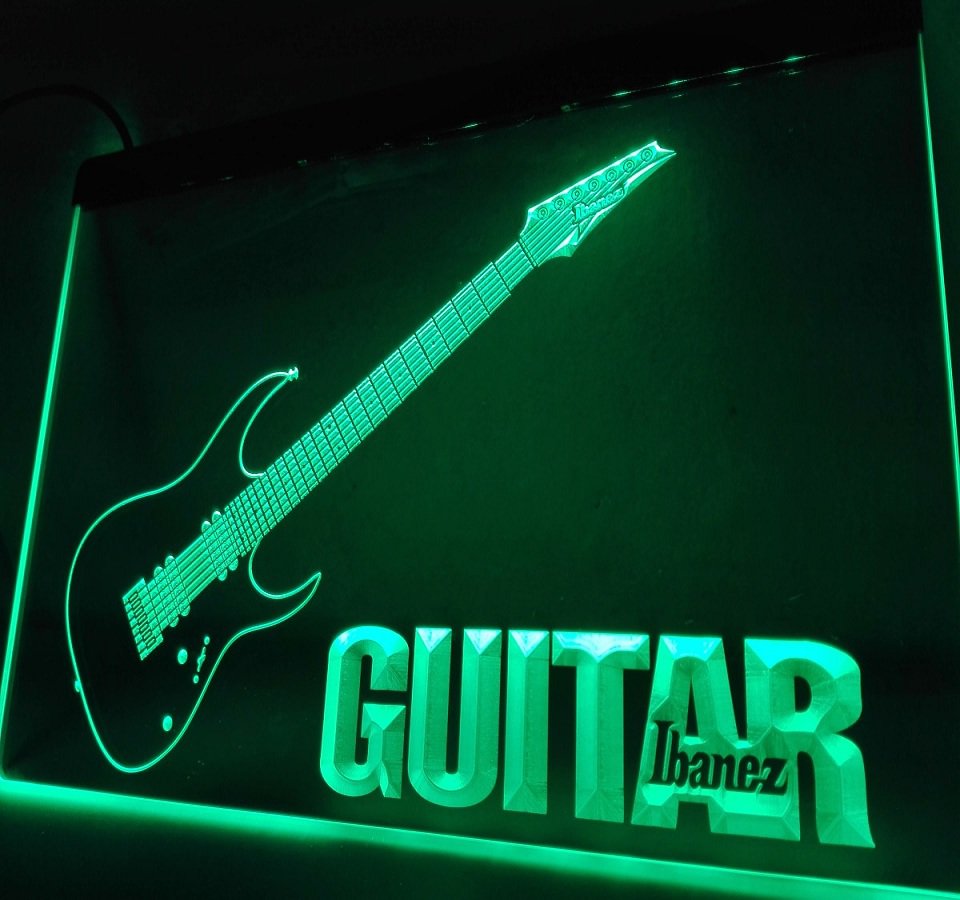 Guitar Ibanez Music LED Neon Light Sign home decor crafts