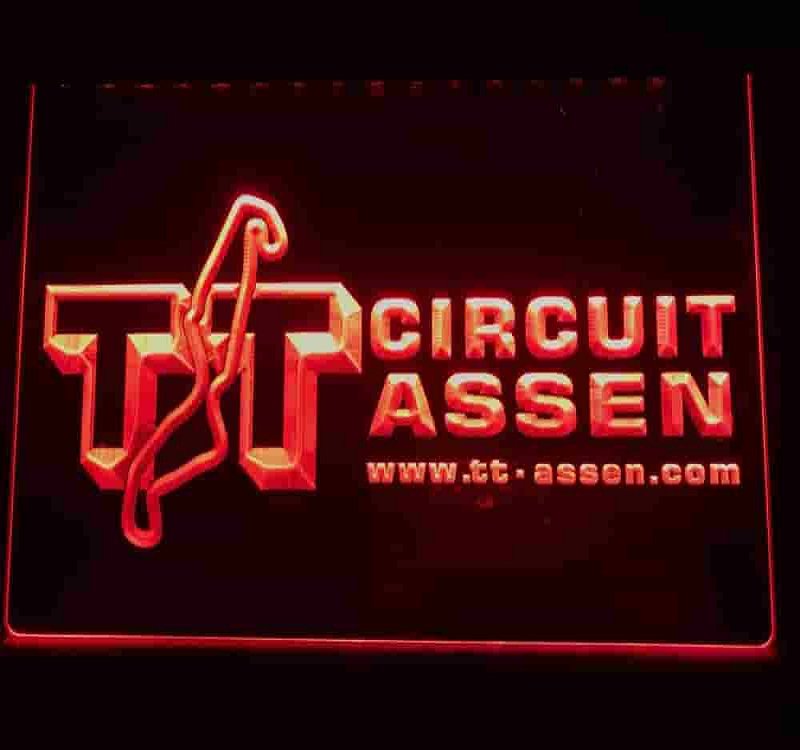 tt Circuit Assen moto gp valentino rossi beer bar pub club LED Neon Light Sign