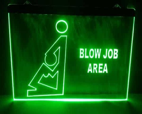 Blow Job Area Beer Bar Pub Club Led Neon Light Sign home decor crafts display gowing
