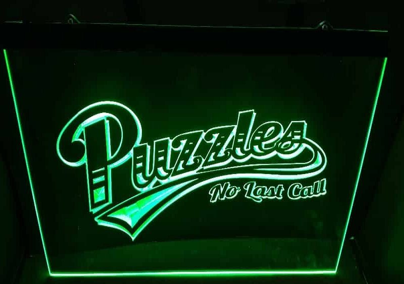 Puzzles Bar Beer Pub Club Signs LED Neon Sign home decor crafts dispaly gowing