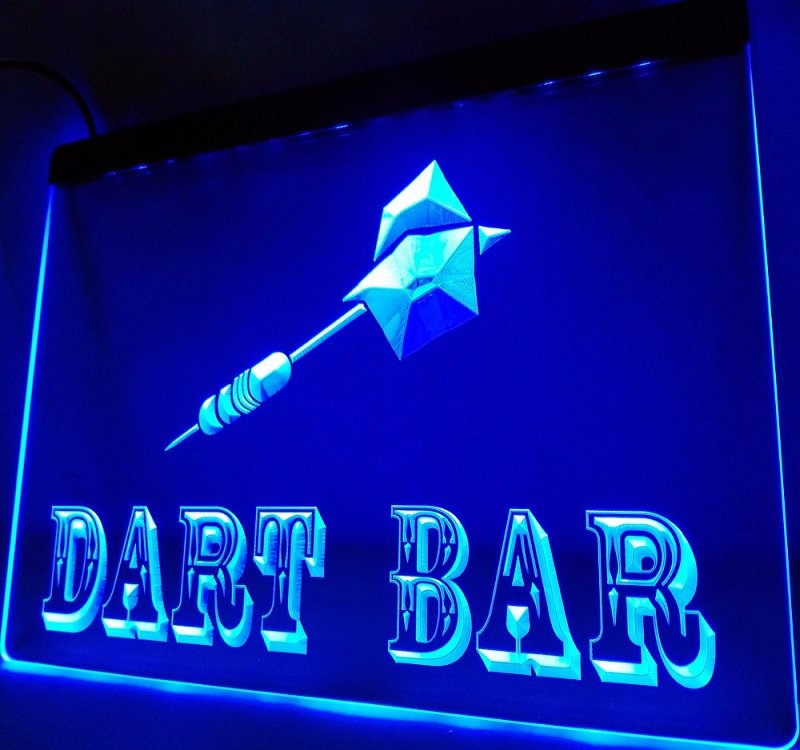 Dart Bar LED Neon Light Sign wall signs club decor craft display glowing
