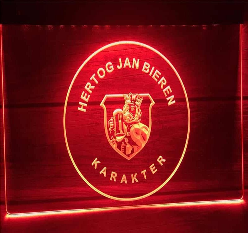 Hertog Jan Bieren Karakter beer bar pub LED Neon Light Sign wall sign hang craft