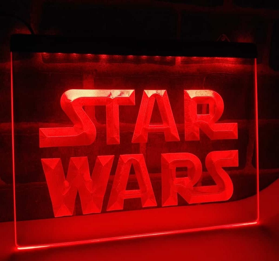 Star Wars Movie Collections LED Neon Light Sign home decor crafts
