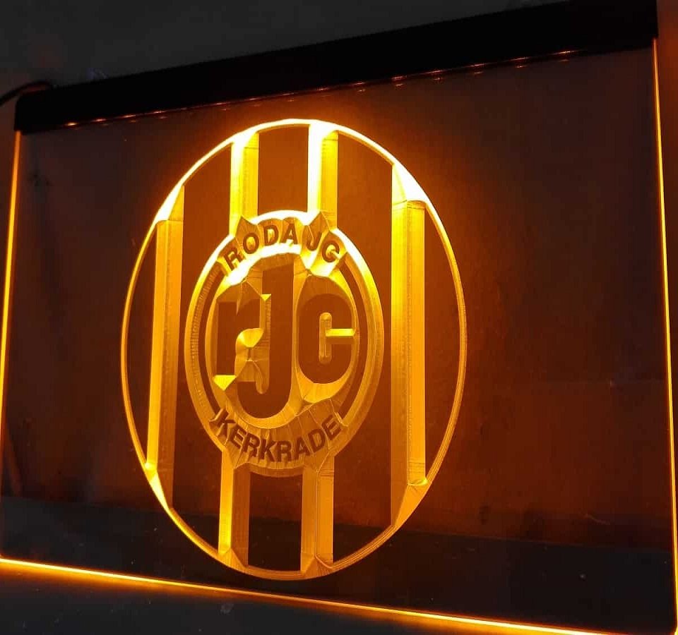 Roda JC Kerkrade Football Fan Club LED Neon Light Sign hang sign wall man cave