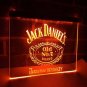 Jack Daniels 3D LED Neon Sign Light Bar Pub Club Luminous Display Gift Glowing