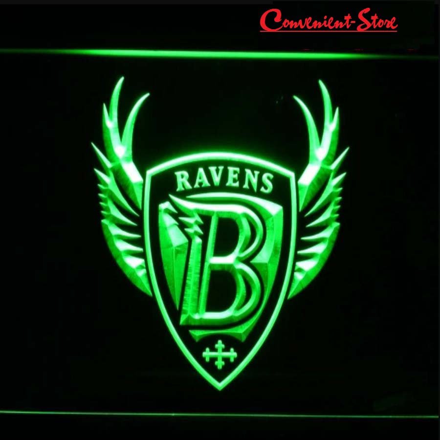 Baltimore Ravens LED Neon Light Sign hang signs wall decor craft man cave