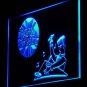 DJ Disc Jockey Rock n Roll Disco Light Sign hang signs wall display glowing