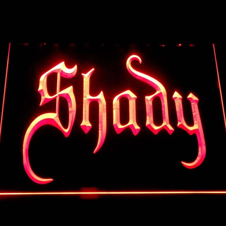 Shady Neon Sign home decor craft display glowing