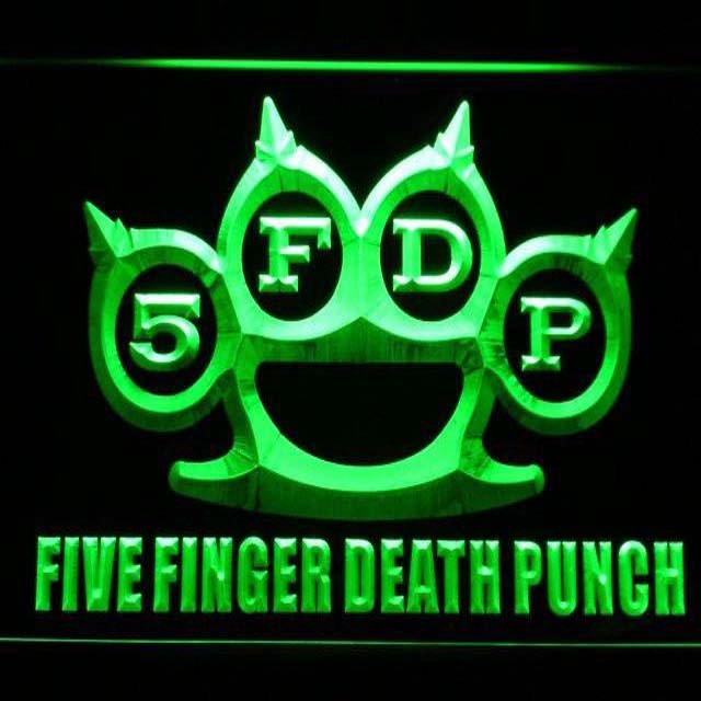 FFive Finger Death Punch LED Neon Light Sign home decor crafts gift man cave