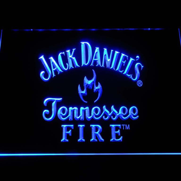Jack Daniel's Fire LED Neon Sign home decor shop craft glowing