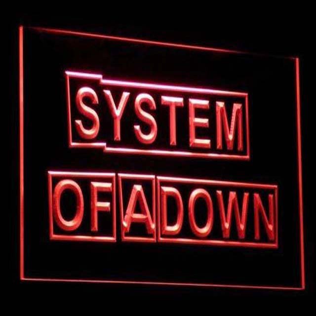 System Of A Down LED Neon Light Sign home decor crafts gift man cave