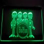 The Beatles Drum Band Music LED Neon Sign home decor craft display glowing