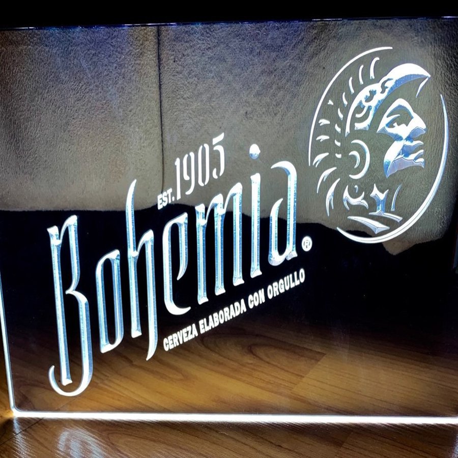 Bohemia Beer Neon Sign Bar Pub Club home decor display glowing