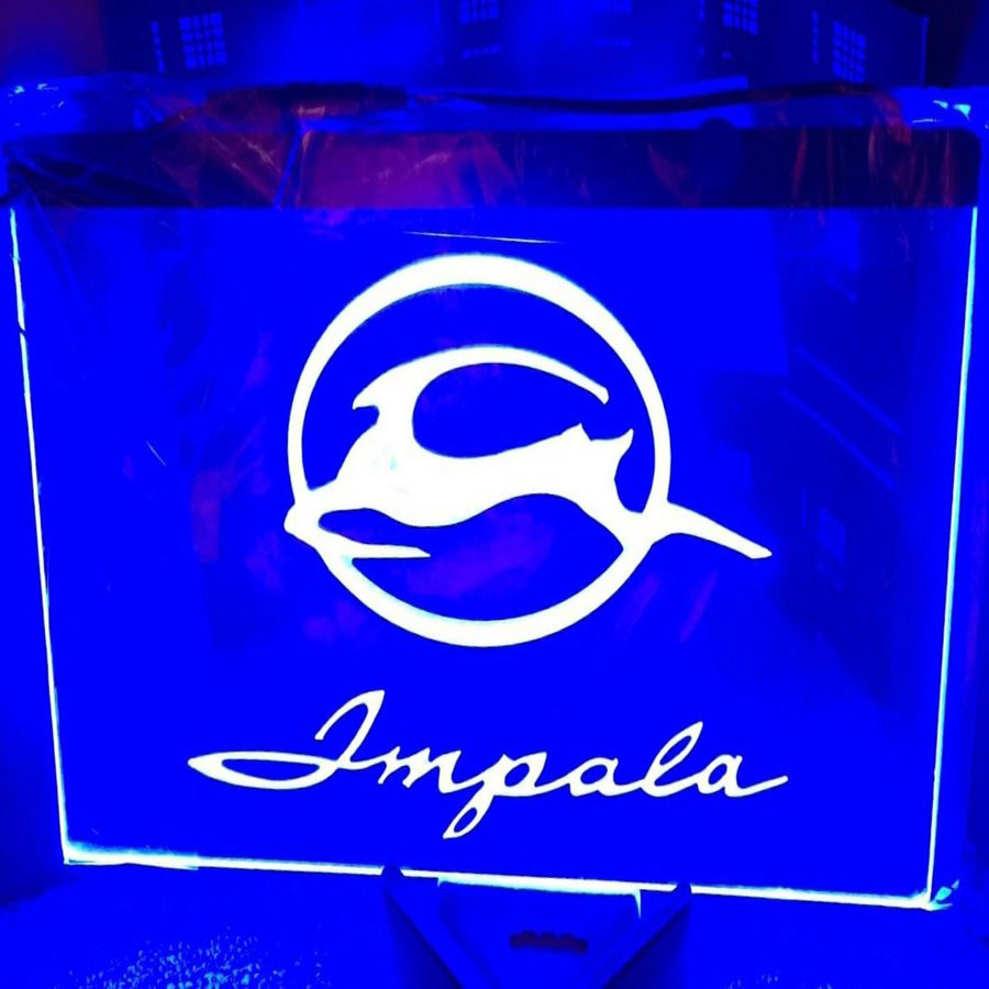 Impala Chevrolet Car LED Neon Sign home decor craft display glowing
