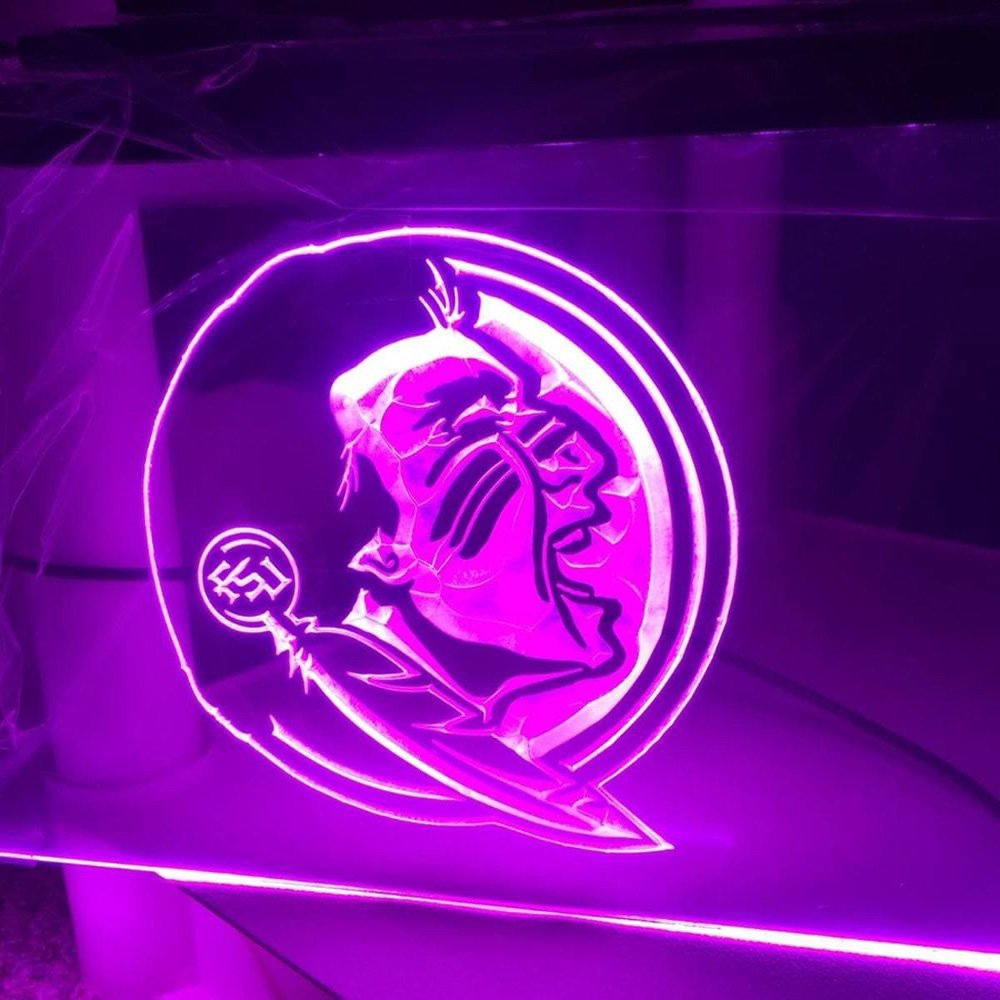 Florida State Seminoles Football LED Neon Sign home decor craft man cave