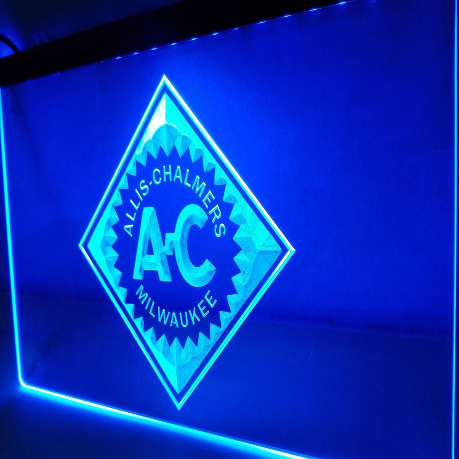 Allis Chalmers LED Neon Light Sign home decor crafts display glowing