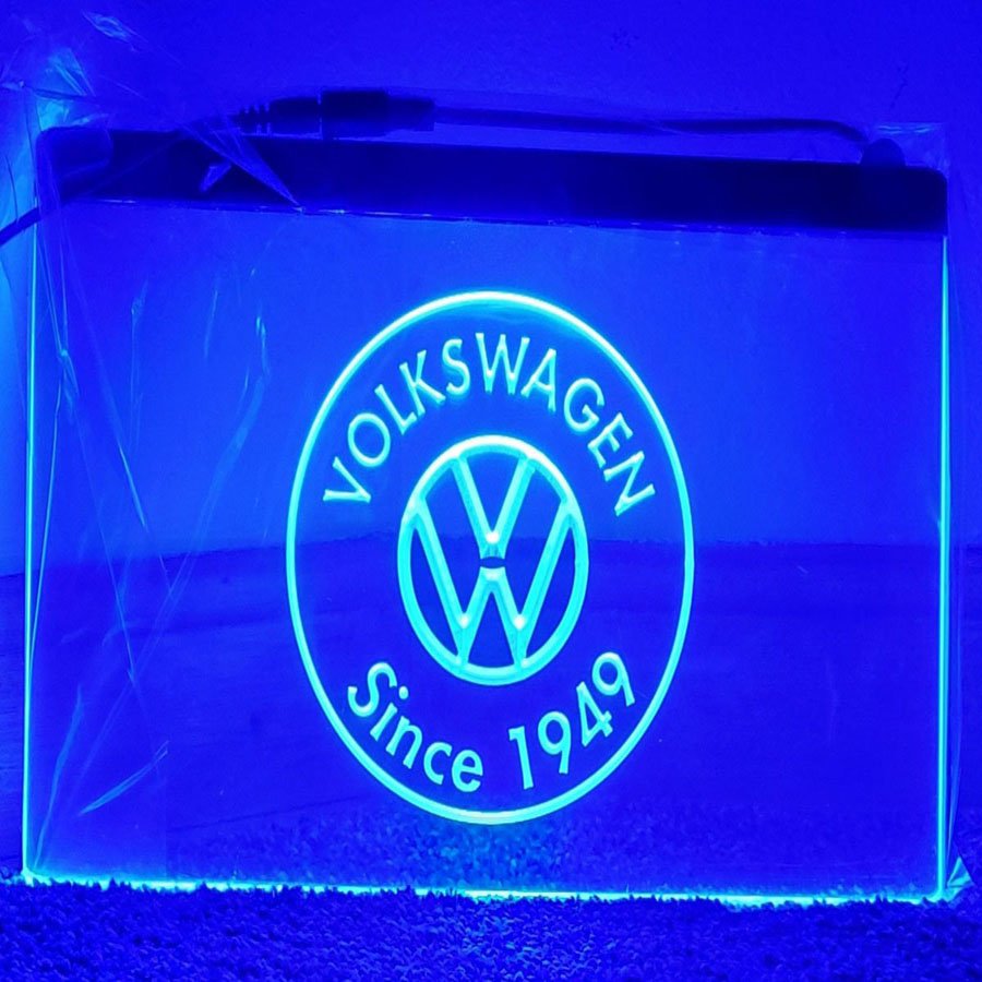 Volkswagon Car LED Neon Light Signs home decor craft