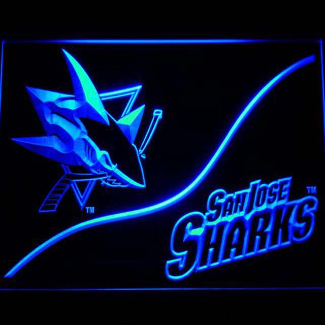 San Jose Sharks Ice Hockey LED Neon Sign home decor craft fans gift