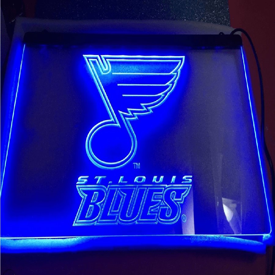 St. Louis Blues Ice Hockey LED Neon Sign home decor craft fans gift